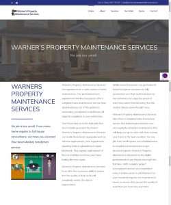 Warners Property Maintenance Website Divergent Media
