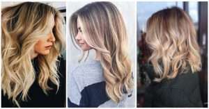 blonde balayage hair